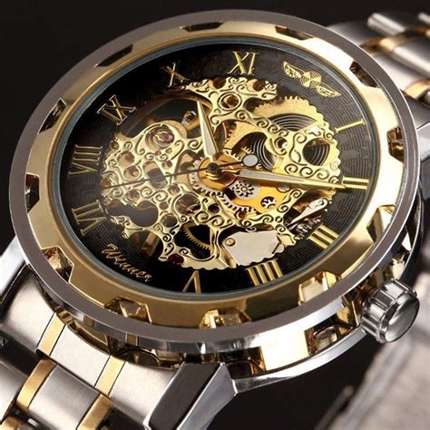 affordable skeleton watch for men.